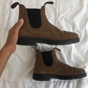 Blundstone Suede Brown Boots